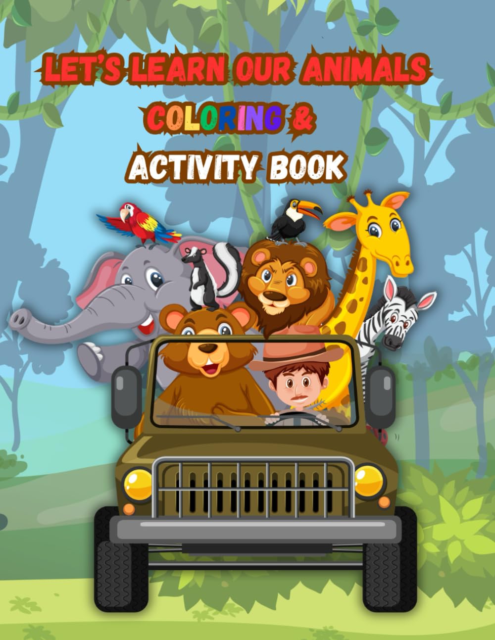 Cover of Let's Learn Our Animals: Activity and Coloring Book by David Isbell